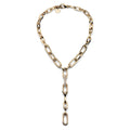 Y-Kette mit Zirkonia-Gliedern Unoaerre 2779