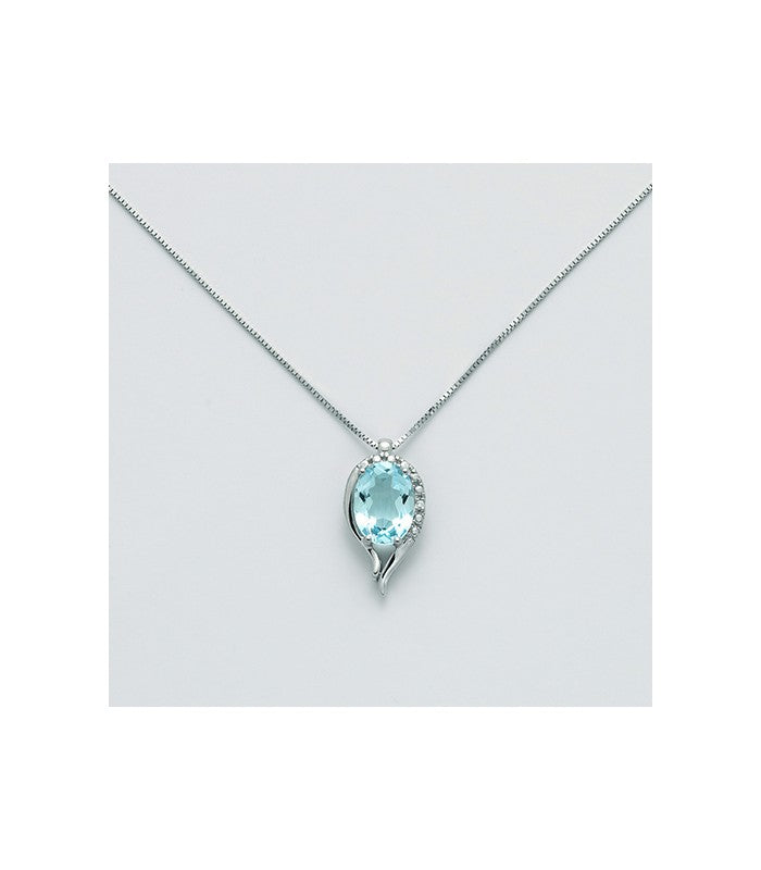 Yukiko Halskette Diamanten 0,04 kt E Topas 1,49 kt CLD4215YX