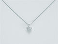Collana Yukiko Punto luce In Oro Bianco 18 KT 750/1000 e diamante CLD5065-026G7