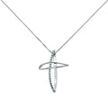 Collana Yukiko croce oro e diamanti cld4228y