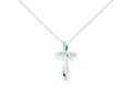 Collana Yukiko croce pendente con diamanti cld3672y