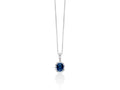 Yukiko Damen Halskette aus Gold mit Saphir und Diamanten CLD4194Y