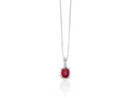 Collana Yukiko donna oro con rubino e diamanti CLD4195Y