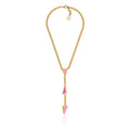 Y-Kette mit rosa Emaille Unoaerre Damen 2292