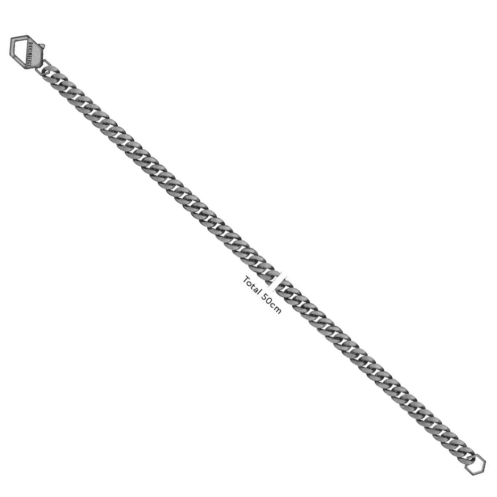 Collana a catena uomo con Diamanti Bikkembergs Skin SKIN04WV