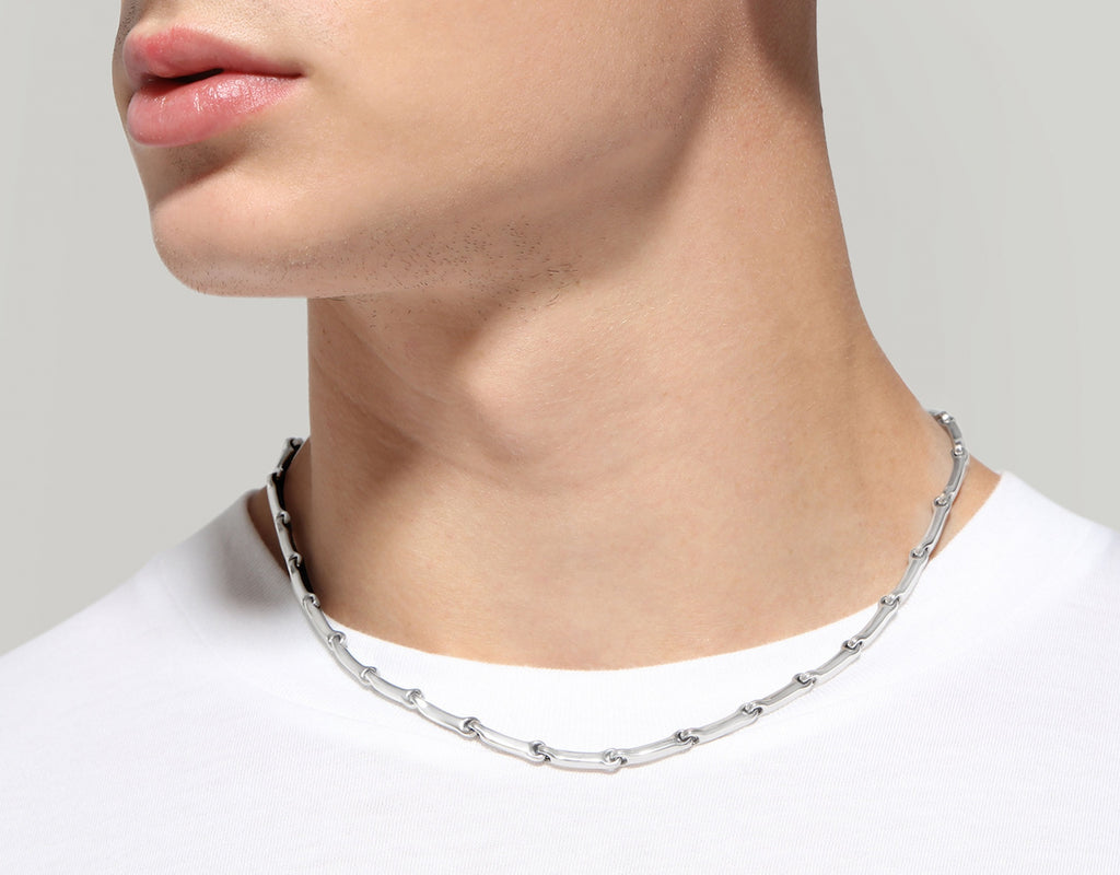 Collana acciaio uomo Bikkembergs han01ww