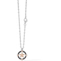Collana da uomo in argento 925 con stella polare Comete ugl 657