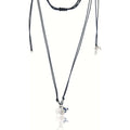 Collana argento bambino gioielli Liujo con orsetto blu blj073