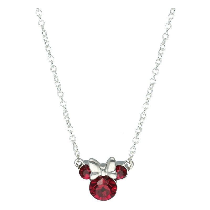 Mädchenhalskette mit Silberschleife und roten Zirkonia ns00006sjuyl-157.cs