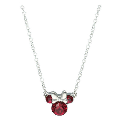 Mädchenhalskette mit Silberschleife und roten Zirkonia ns00006sjuyl-157.cs
