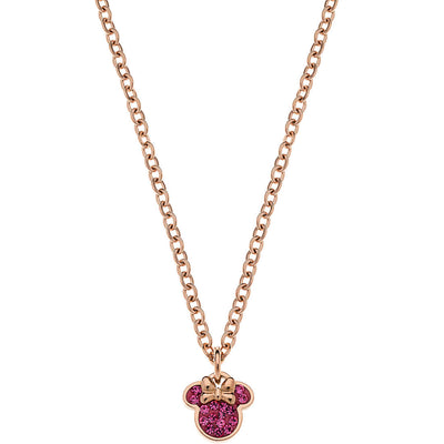 Halskette für Mädchen Schmuck Disney Mickey und Minnie n600582prpl-b.cj