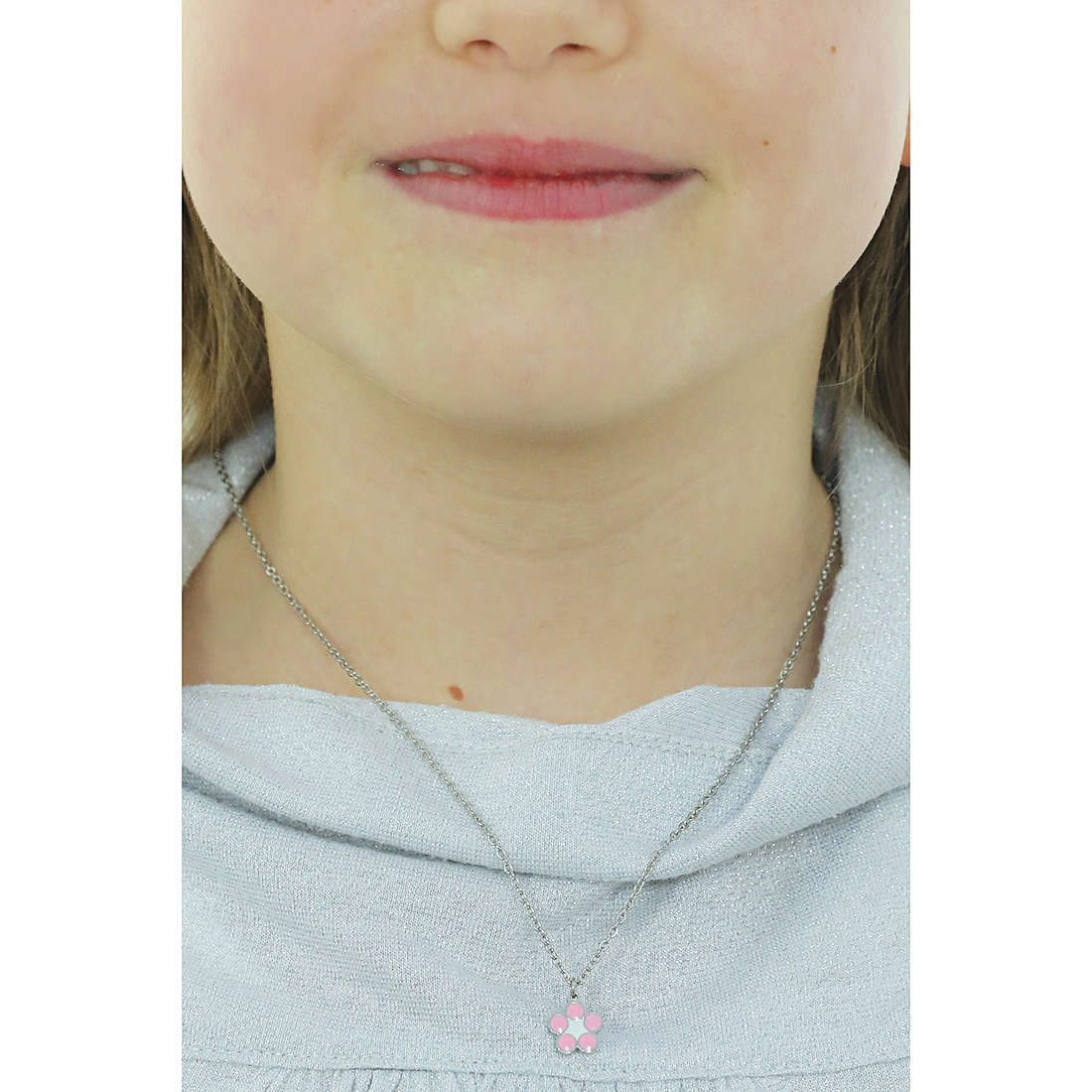 Collana bambina gioielli Luca Barra zampa jc102