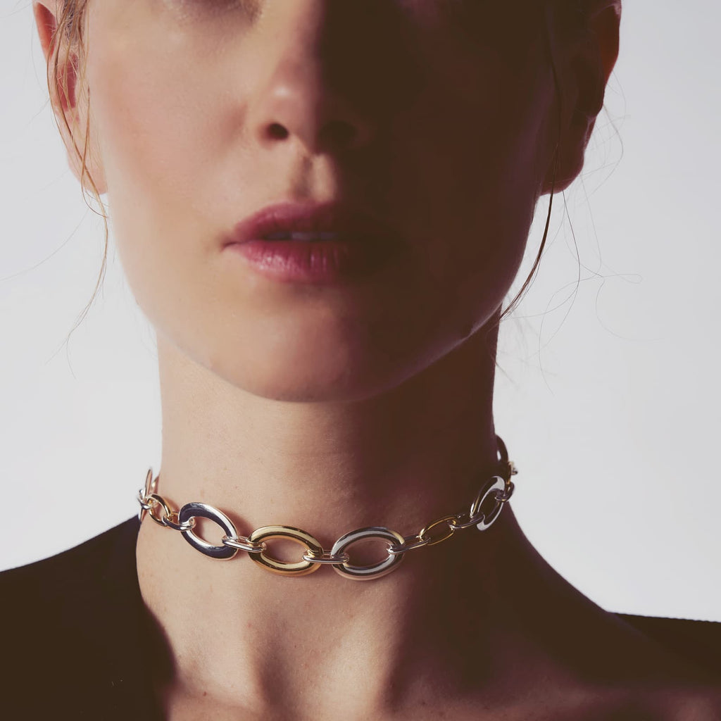 Collana bicolore Infinity Unoaerre donna 2253