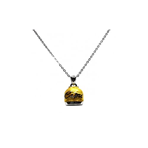 Collana capri donna argento 925 smaltata oro