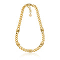 Collana catena grumetta dorata Unoaerre donna 2126