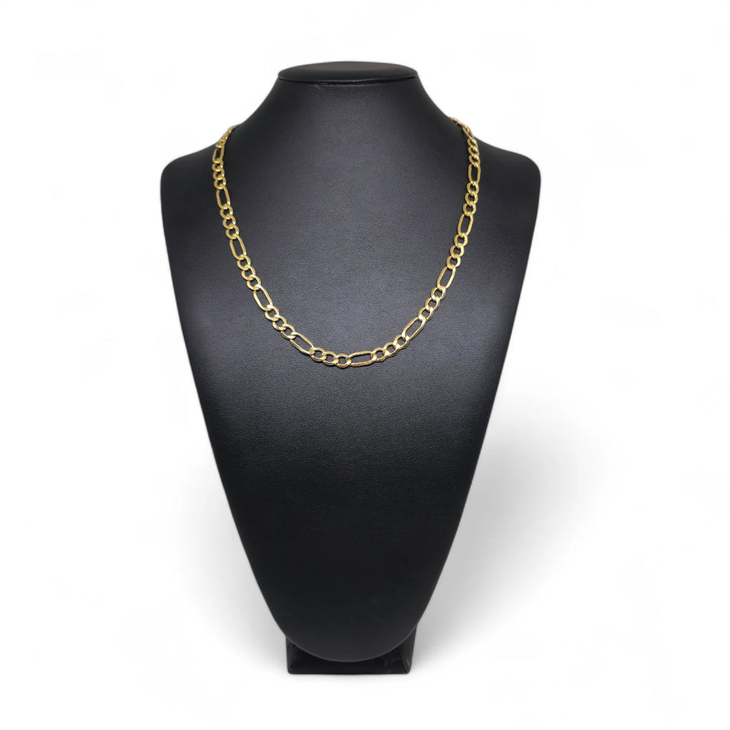 Klassische Halskette aus gemischter 18 Karat Goldkette, Unisex