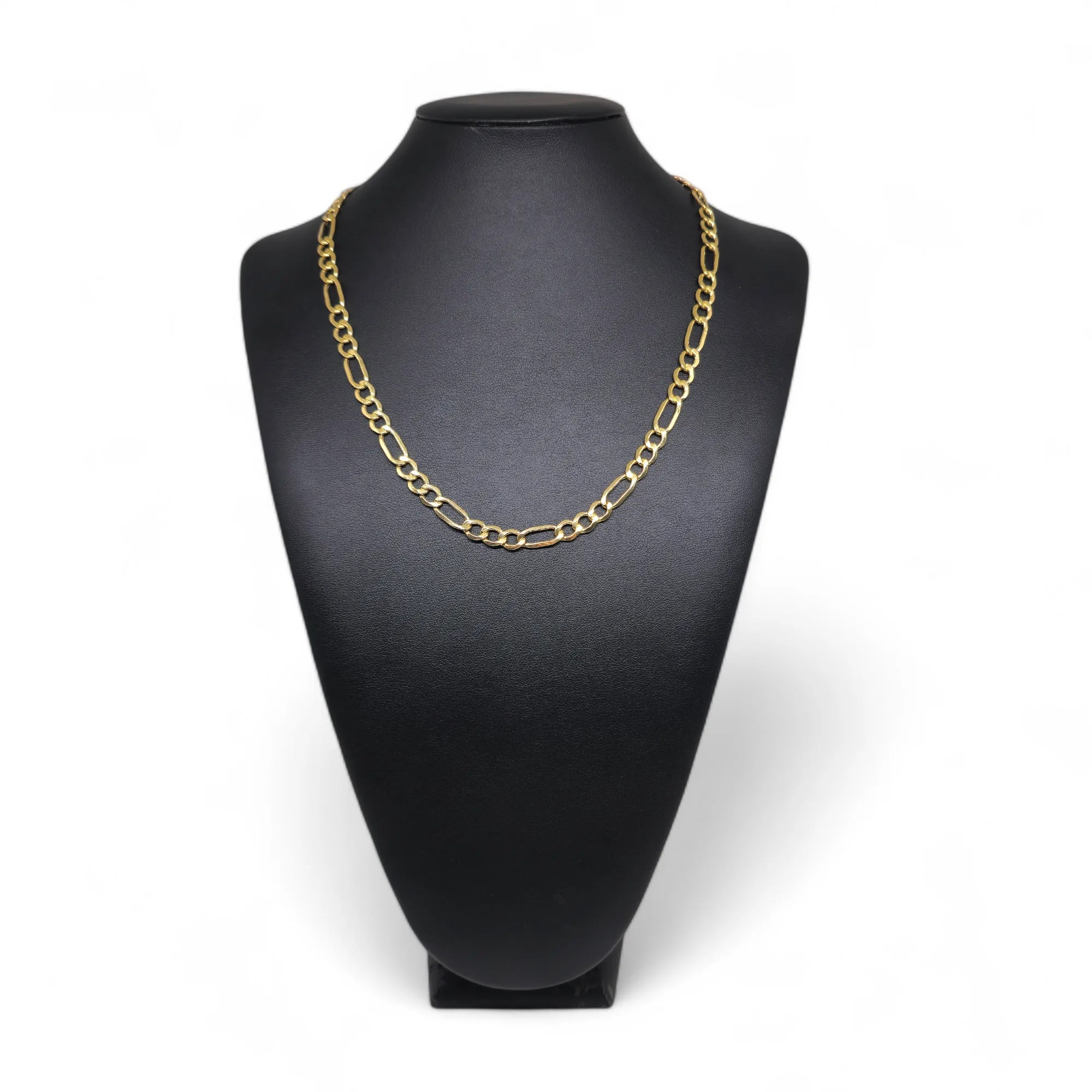 Klassische Halskette aus gemischter 18 Karat Goldkette, Unisex