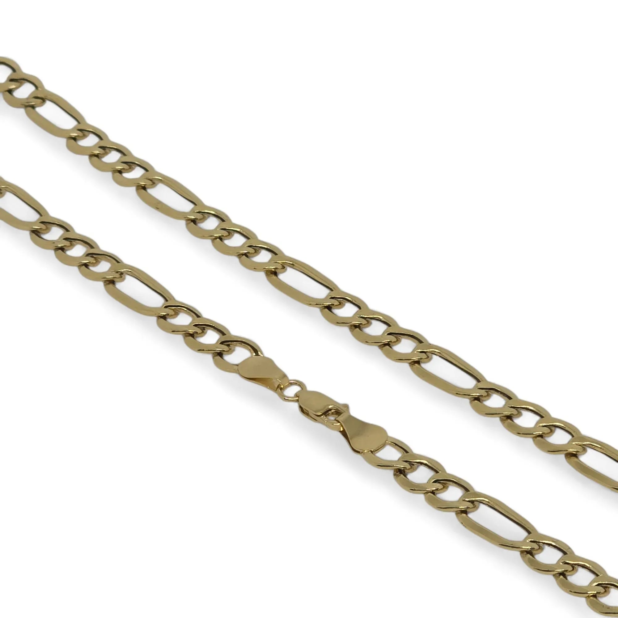 Differenza ordine con Collana uomo a catena 3+1 in oro giallo 18kt