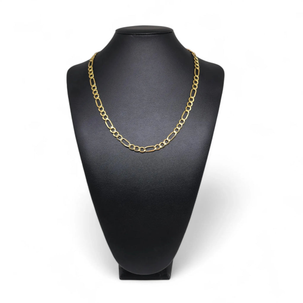 Differenza ordine con Collana uomo a catena 3+1 in oro giallo 18kt