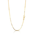 Collana catena veneziana classica in oro 18kt unisex 60cm