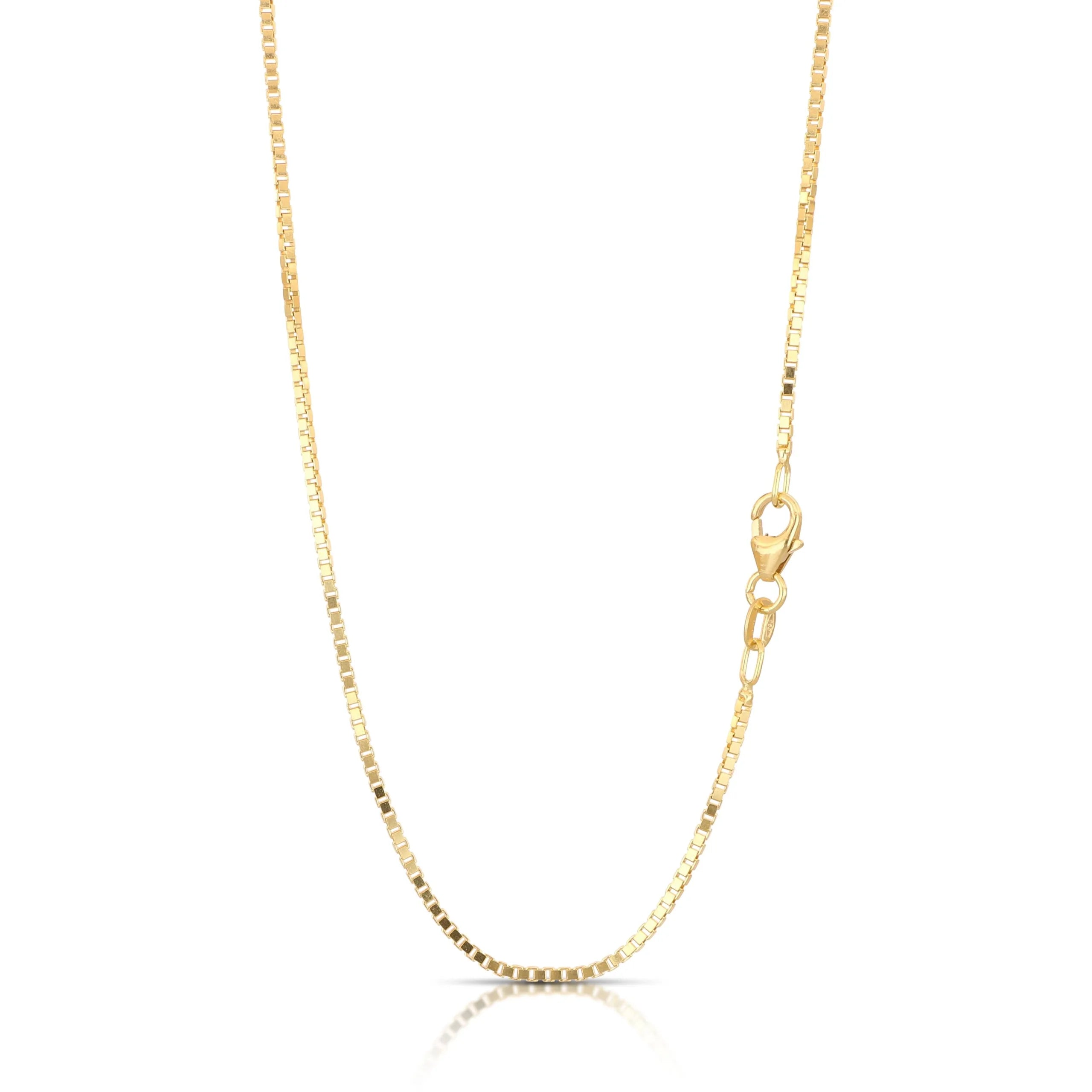 Collana catena veneziana classica in oro 18kt unisex 60cm