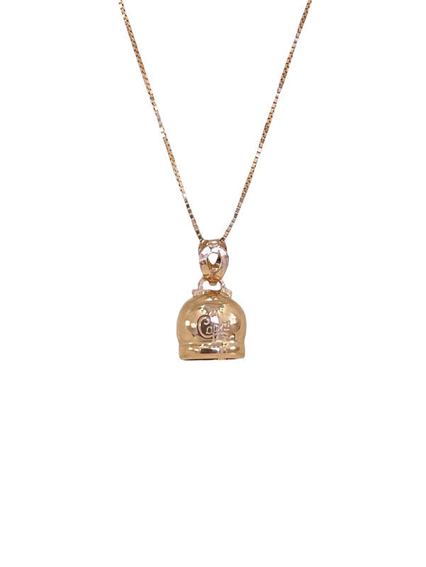 Halskette mit Glockenanhänger Capri Glücksbringer Roségold Silber
