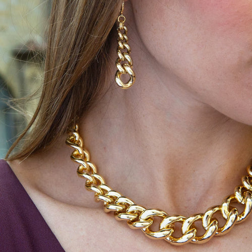 Collana con catena placcata in oro Unoaerre donna 1551