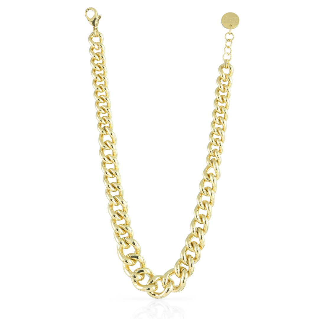 Collana con catena placcata in oro Unoaerre donna 1551