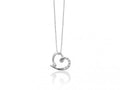 Collana con cuore pendente Yukiko con diamanti cld2727y-375