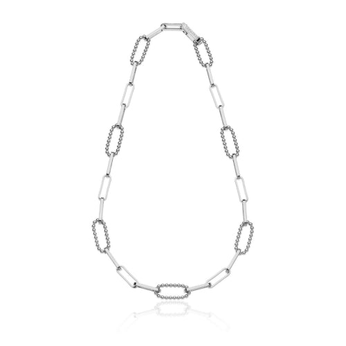 Collana con maglie di catena a palline 2166 Unoaerre donna