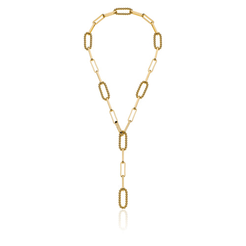Collana con maglie di catena a palline Unoaerre donna 2165