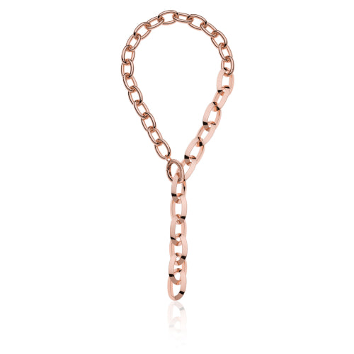 Collana con maglie ovali e triangolari 2140 unoaerre donna