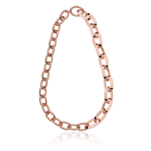 Collana con maglie ovali e triangolari 2140 unoaerre donna