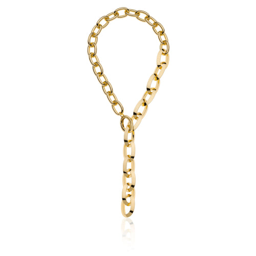 Collana con maglie ovali e triangolari Unoaerre donna 2139
