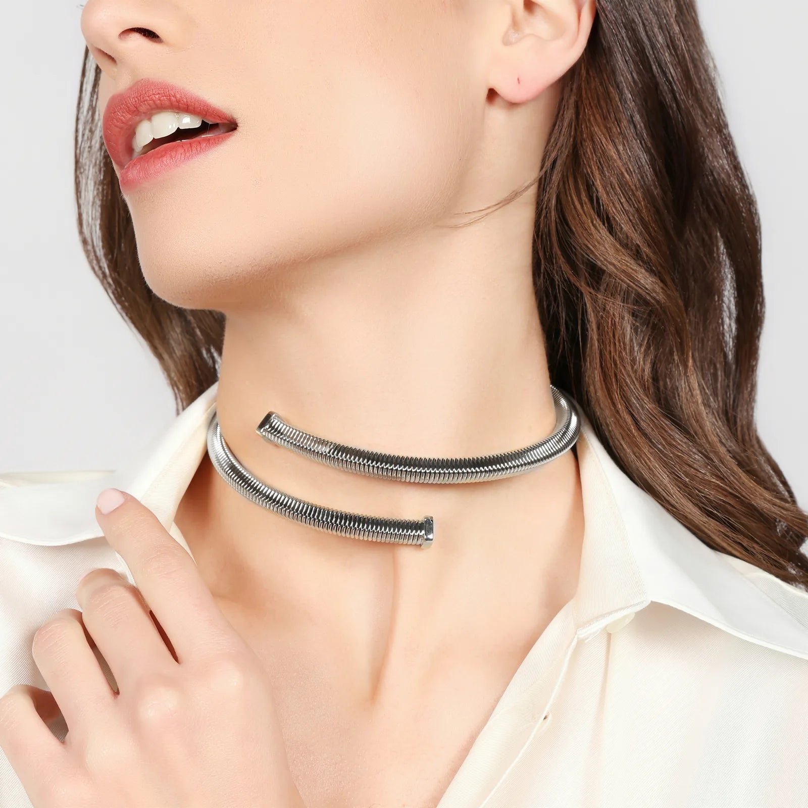 Collana contrarié Tubogas Unoaerre donna 2857