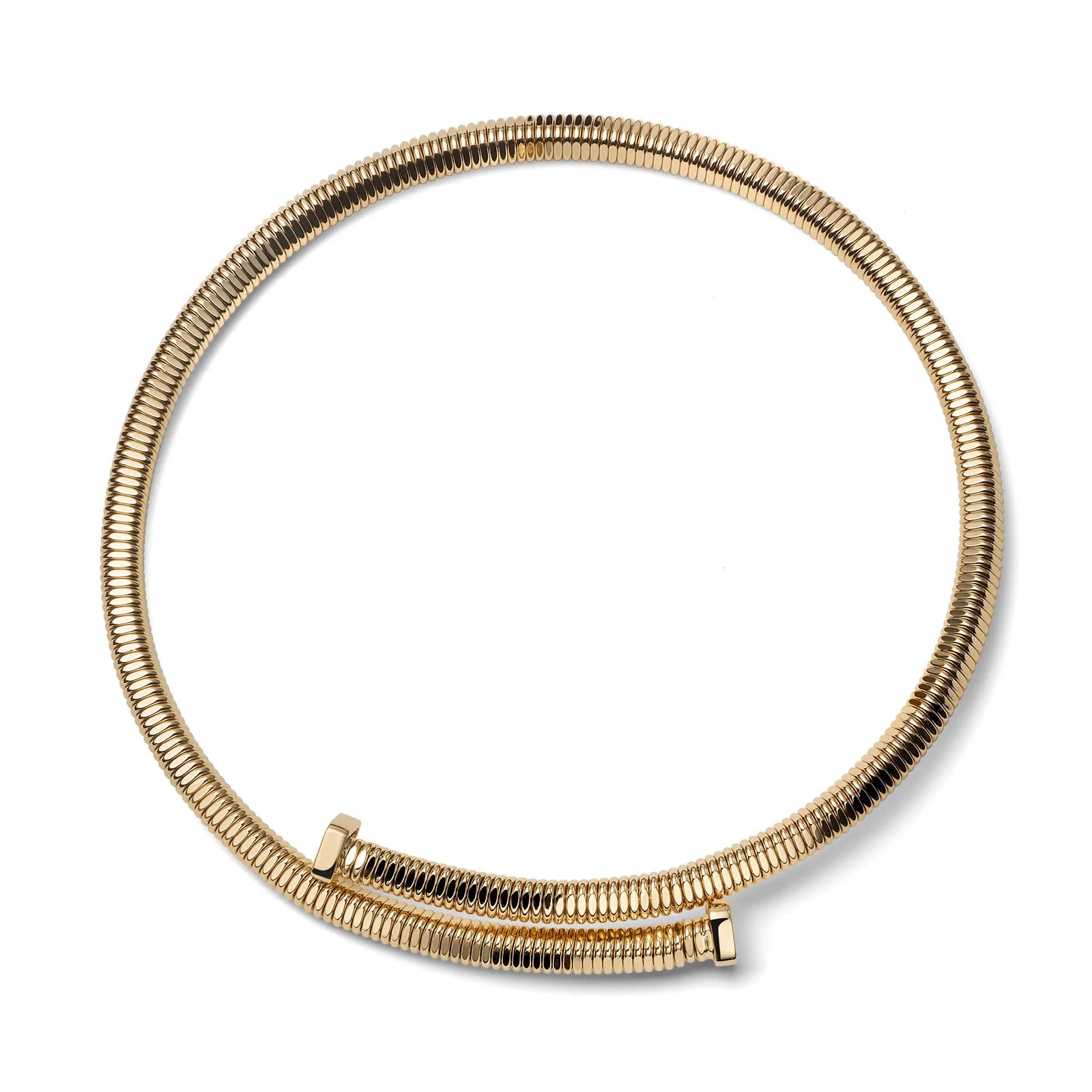 Collana contrarié Tubogas dorato Unoaerre donna 2858