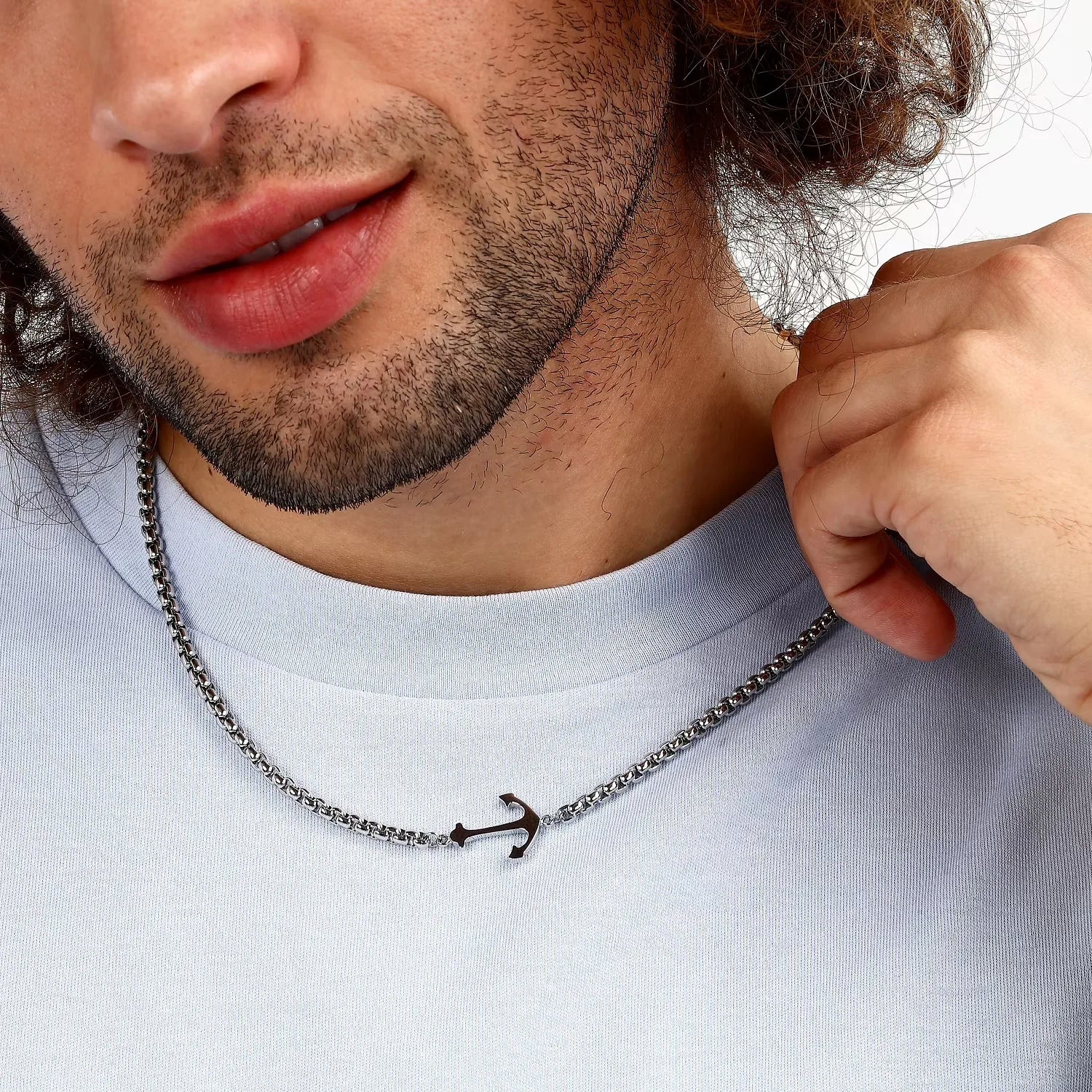 Collana da uomo acciaio Sector Sagj30