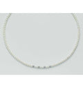 Collana di perle Yukiko in oro bianco pcl3991yx