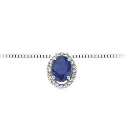 Collana donna DonnaOro Zaffiro e Brillanti - DHPZ9853.007