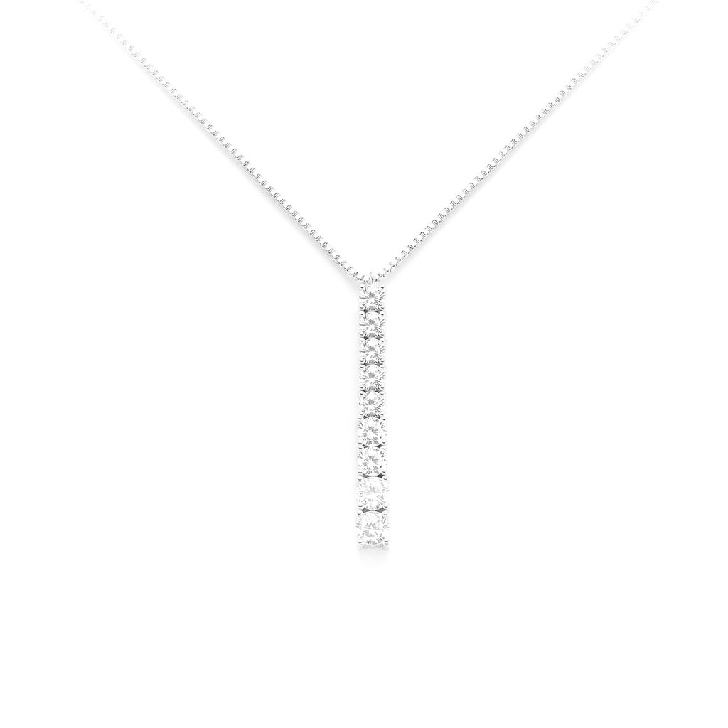 Collana donna Kiara collezione basik in ottone e zirconi KCLD3849B