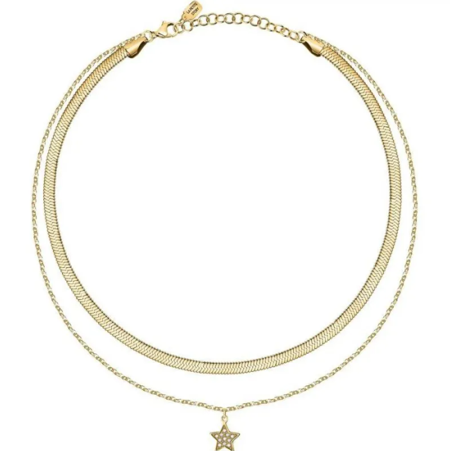 Collana donna LA PETITE STORY collezione friendship pendente stella dorato - LPS10ARR08