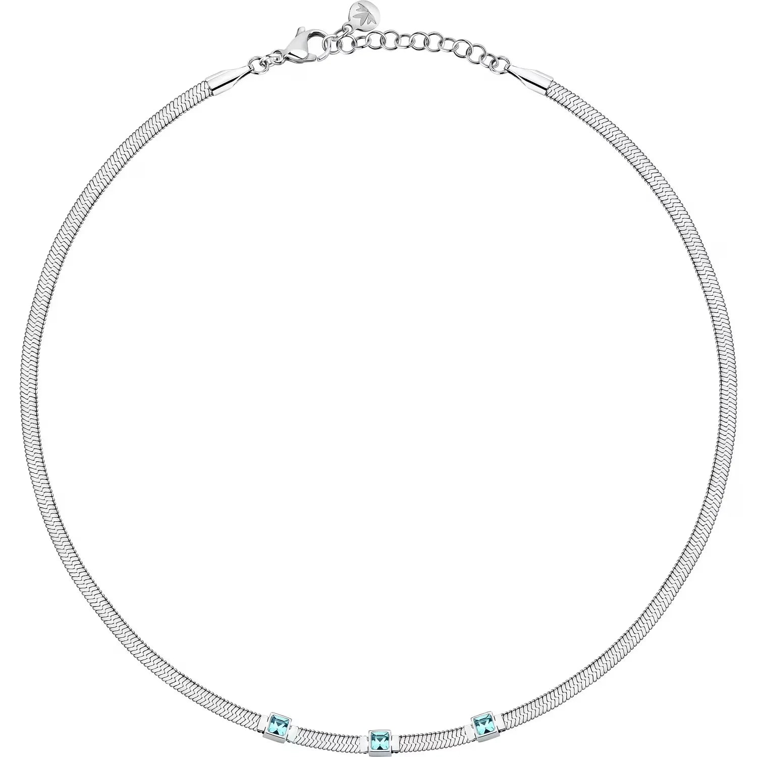 Collana donna Morellato stile snake con zirconi SAVY28