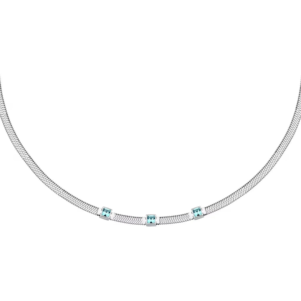 Collana donna Morellato stile snake con zirconi SAVY28