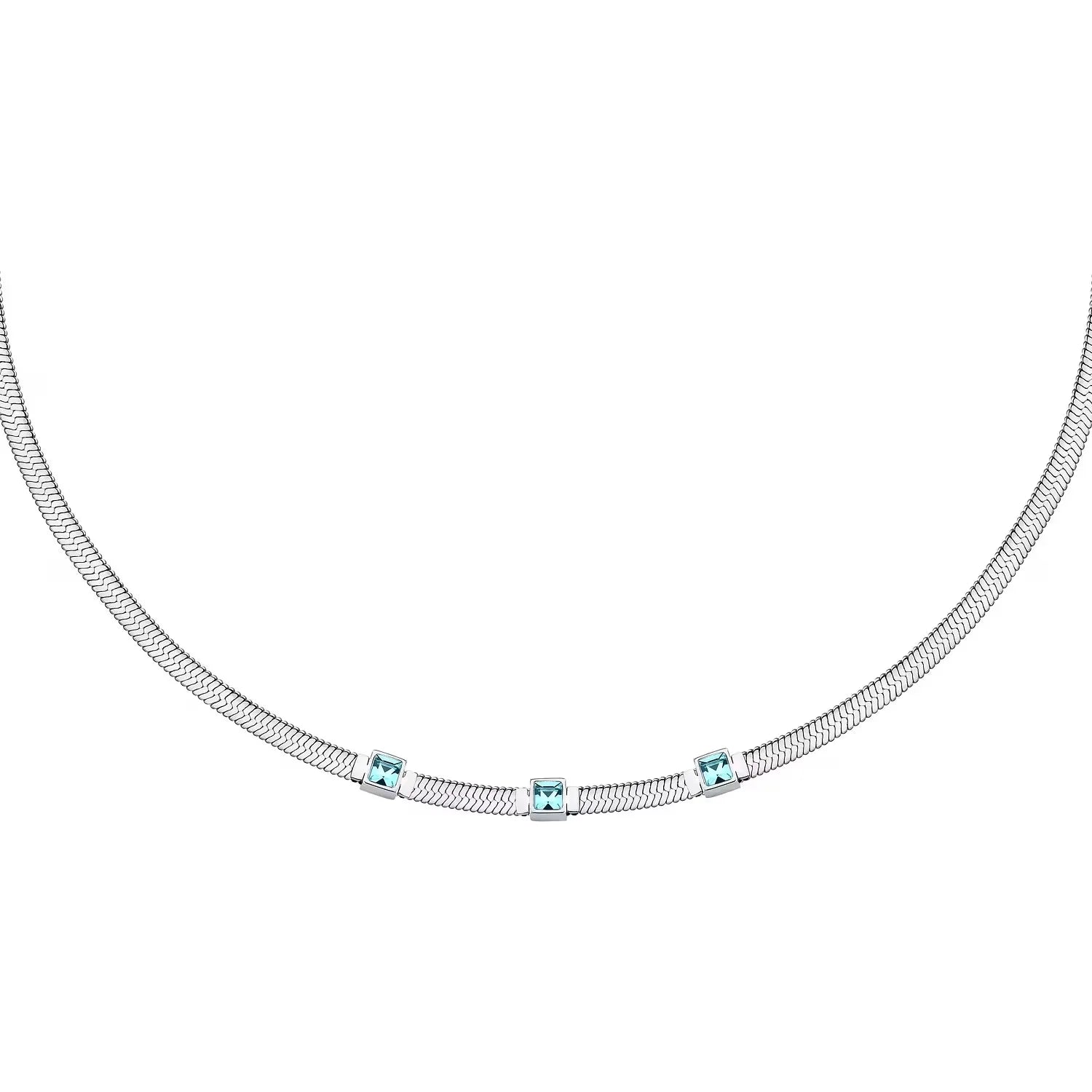 Collana donna Morellato stile snake con zirconi SAVY28
