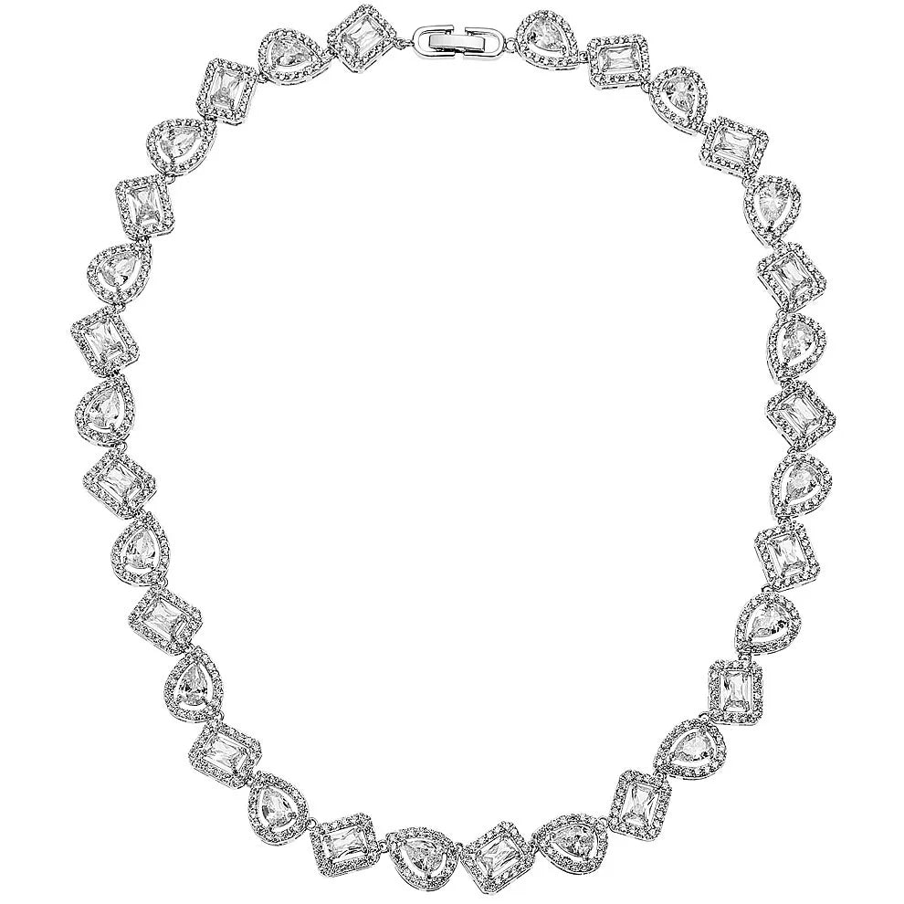 Collana donna Ottaviani Elegance con zirconi bianchi