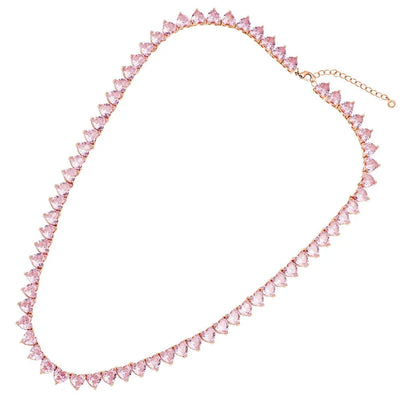 Collana donna Ottaviani Elegance con zirconi rosa