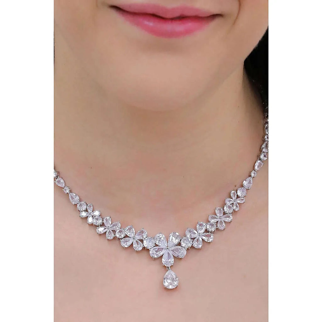 Collana donna Ottaviani con zirconi bianchi Elegance