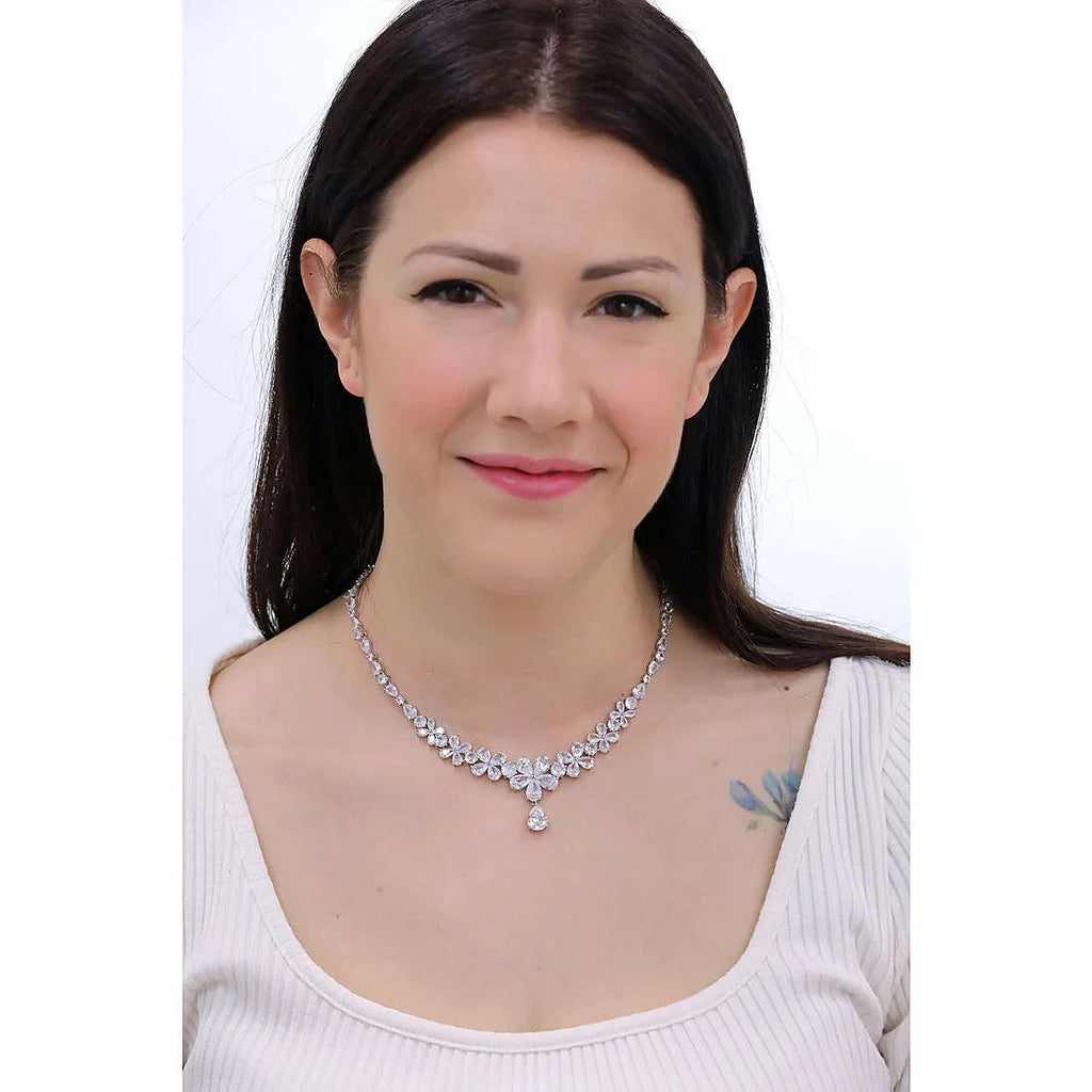 Collana donna Ottaviani con zirconi bianchi Elegance