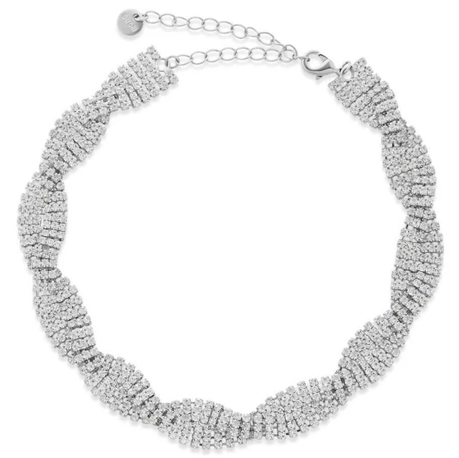 Collana donna Stroili Romantic Shine in metallo e cristalli 1683805
