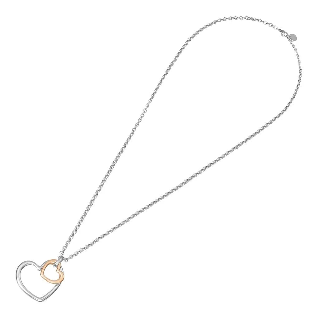 Collana donna Stroili con Cuore Lady bicolore bianco / rosa 1672694